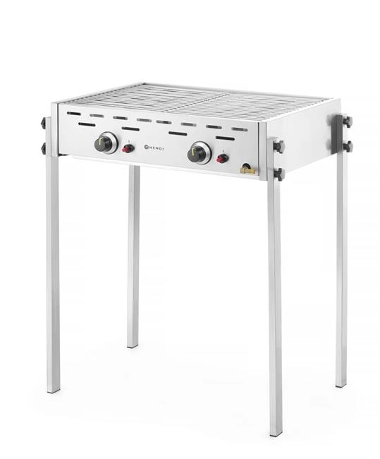 Grill gazowy Roast-Master Pro, 11,6 kW, 790x560x900 mm | HENDI, 148808