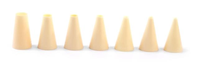 Końcówki do rękawów proste, zestaw 7 szt. | HENDI, 551011