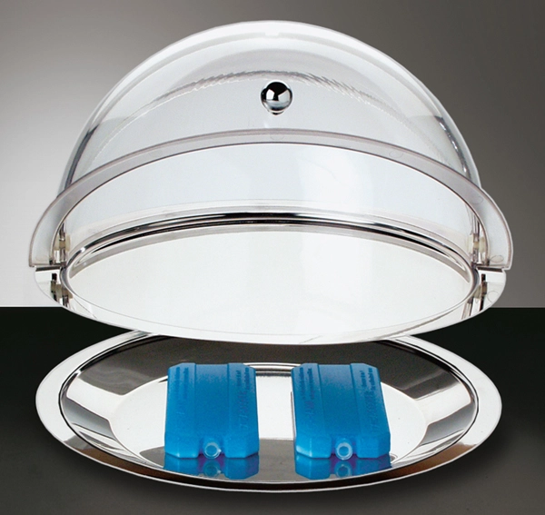 Witrynka chłodząca roll-top okrągła Ø380 mm | APS, 09082