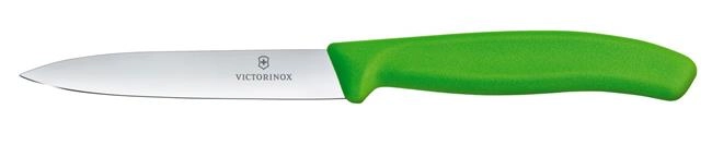 Nóż do jarzyn gładki 212 mm, zielony | VICTORINOX, 6.7706.L114