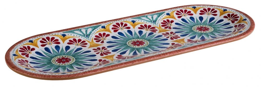 Talerz melaminowy 380×155×20 mm | APS, Arabesque
