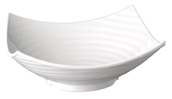 Miska kwadratowa z melaminy 325×325×120 mm, biała | APS, Global Buffet