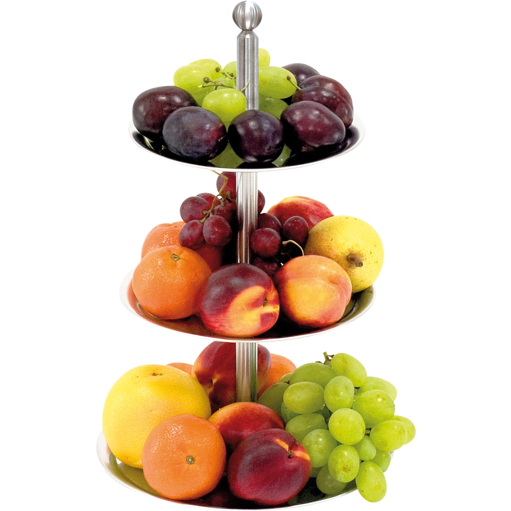 Patera na owoce 3-stopniowa, średnice: 195, 215, 250 mm | STALGAST, 544030