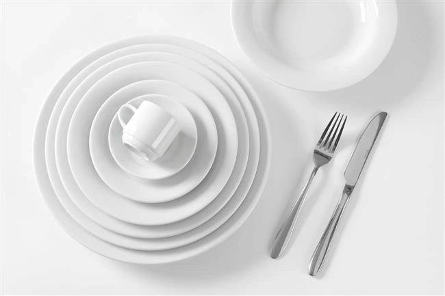 Talerz płytki z porcelany, ø270 mm | HENDI, Optima