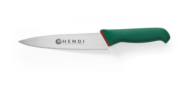 Nóż kuchenny, 180 mm, zielony | HENDI, 843857