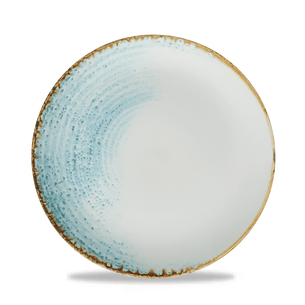 Talerz płytki Homespun Accents Aquamarine, Ø217 mm | CHURCHILL, HOMESPUN ACCENTS AQUAMARINE