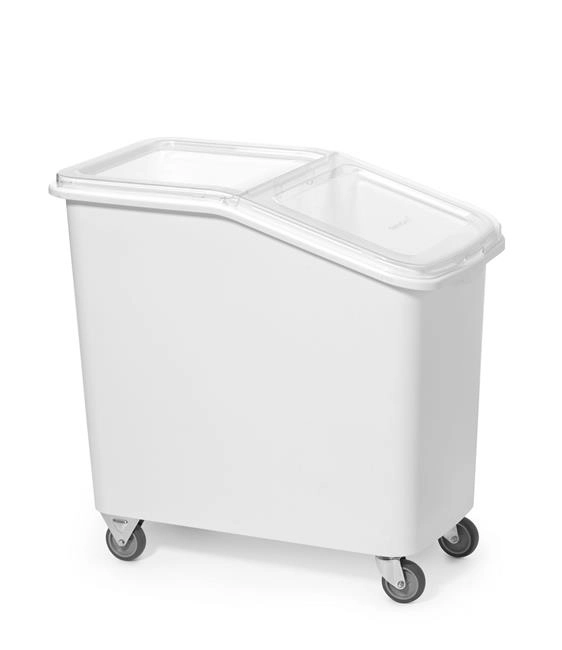 Wózek na artykuły sypkie z polietylenu, 82 l, 333x743x711 mm | HENDI, 877913