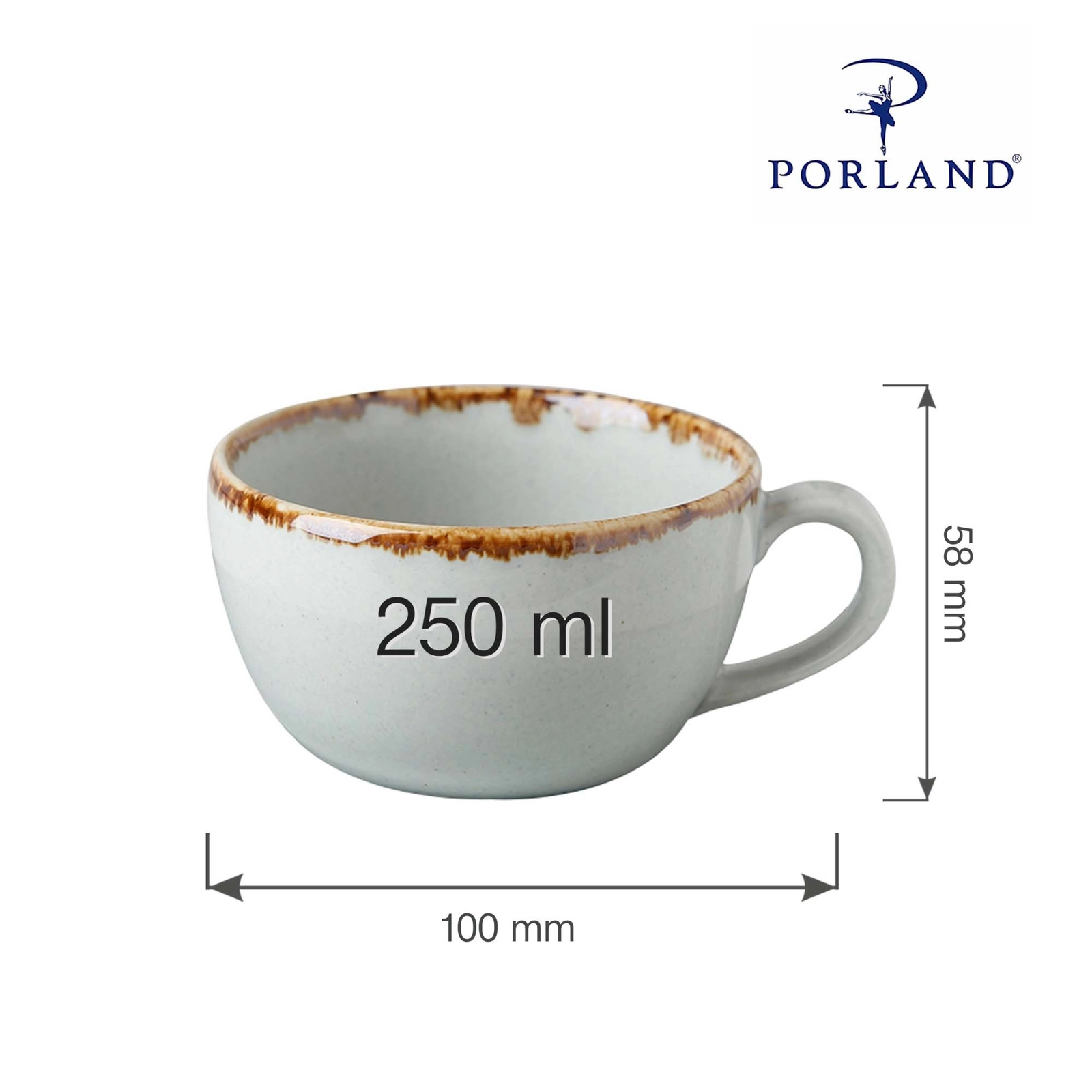 Filiżanka, 250 ml | PORLAND, Seasons Ashen