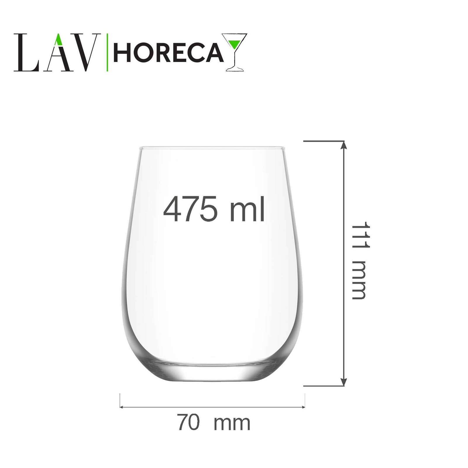 Szklanka, 475 ml | LAV, Paris