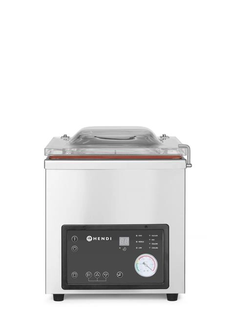 Pakowarka próżniowa – komorowa, 230 V, 0,37 kW, 380x503x444 mm | HENDI, Profi Line