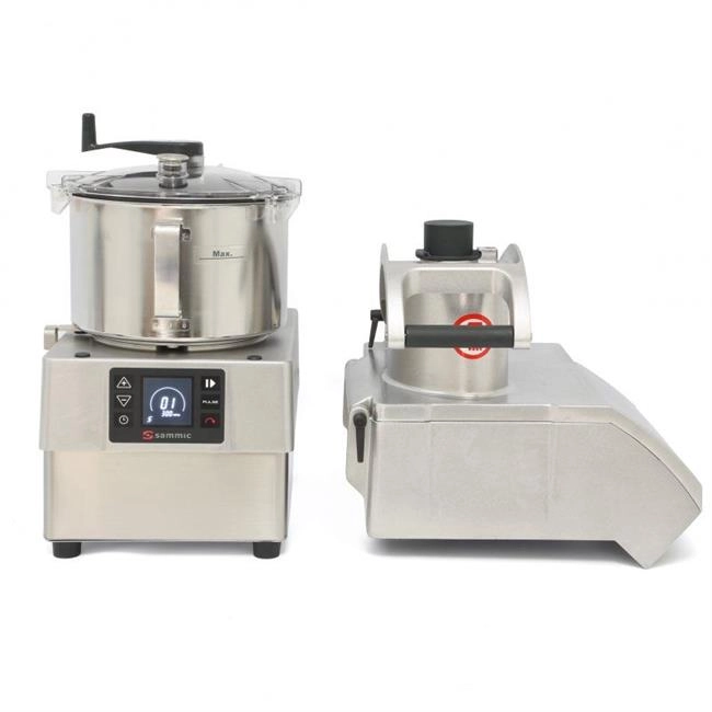 Urządzenie wielofunkcyjne, 5,5 l, 100-450 kg/h, 230 V, 1,5 kW, 391x409x552mm | SAMMIC, CK-35V