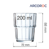 Szklanka niska, 200 ml | ARCOROC, Norvege