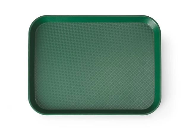 Taca Fast Food 265x345 mm z polipropylenu, zielona | HENDI, 878736