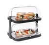 Witrynka chłodząca roll-top podwójna, 440x320x440 mm | HENDI, 871812