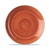Talerz płytki, Ø217 mm | CHURCHILL, Stonecast Spiced Orange