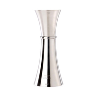 Jigger – miarka Yakuza, 30/60 ml, ze stali nierdzewnej | BARFLY, M37169