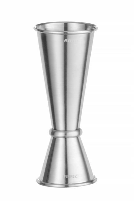 Jigger – miarka barmańska 25/50 ml, stalowa, ⌀44x110 mm | BARUP, 596920