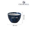 Miska/cukiernica, 227 ml | CHURCHILL, Stonecast Plume Ultramarine
