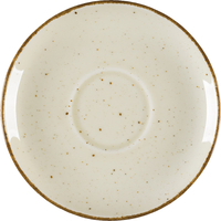 Spodek do filiżanki Aida z porcelany Ø145 mm, kremowy | LUBIANA, Art