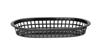 Koszyk do pieczywa, owalny, 275x175x38 mm, czarny, 6 szt. | HENDI, 426890