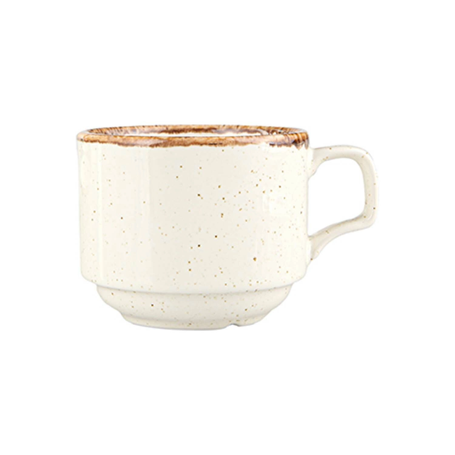 Filiżanka sztaplowana do kawy i herbaty, 200 ml, beżowa | PORLAND, Seasons Sand