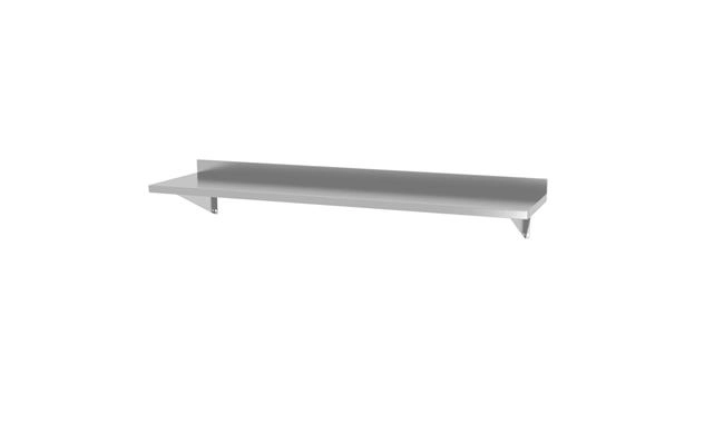 Półka wisząca, z 2 konsolami, 1200x300x250 mm | HENDI, 816509