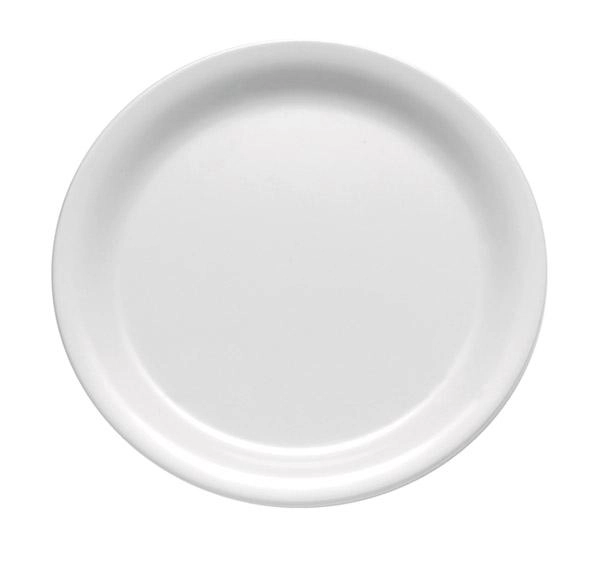 Talerz z melaminy Ø225 mm, biały | APS, Casual