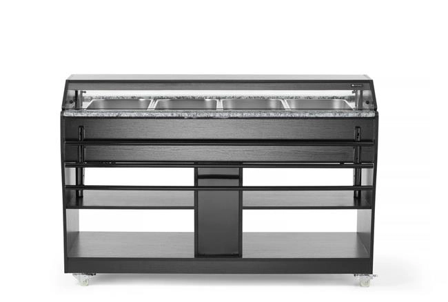 Bufet do potraw, GN 1/1, 220-240 V, 2 kW, 1490x765x1370 mm | HENDI, 274064