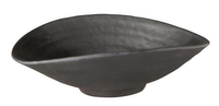 Miska owalna z melaminy 0,2 l, czarna, 175×155×55 mm | APS, Zen