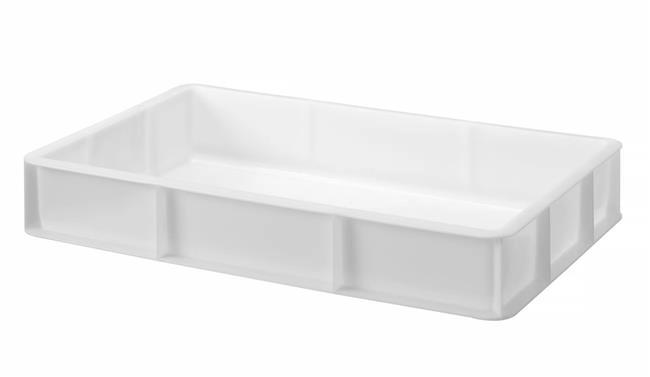 Pojemnik na ciasto do pizzy GN 1/1 z polietylenu, biały, 530×325×90 mm | HENDI, 880975