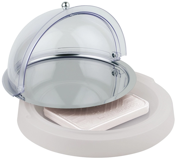 Witrynka chłodząca okrągła Ø420 mm, biała | APS, Top Fresh