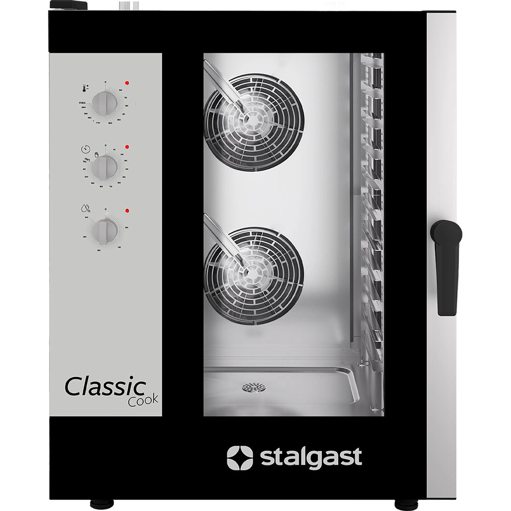 Piec konwekcyjno-parowy 11xGN 1/1, manualny, elektryczny, 18,5 kW, 790x860x1100 mm | STALGAST, ClassicCook