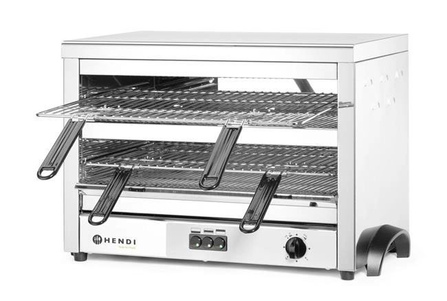 Opiekacz kwarcowy GN 1/1, 400 V, 4,5 kW, 682x528x455 mm | HENDI, Maxi