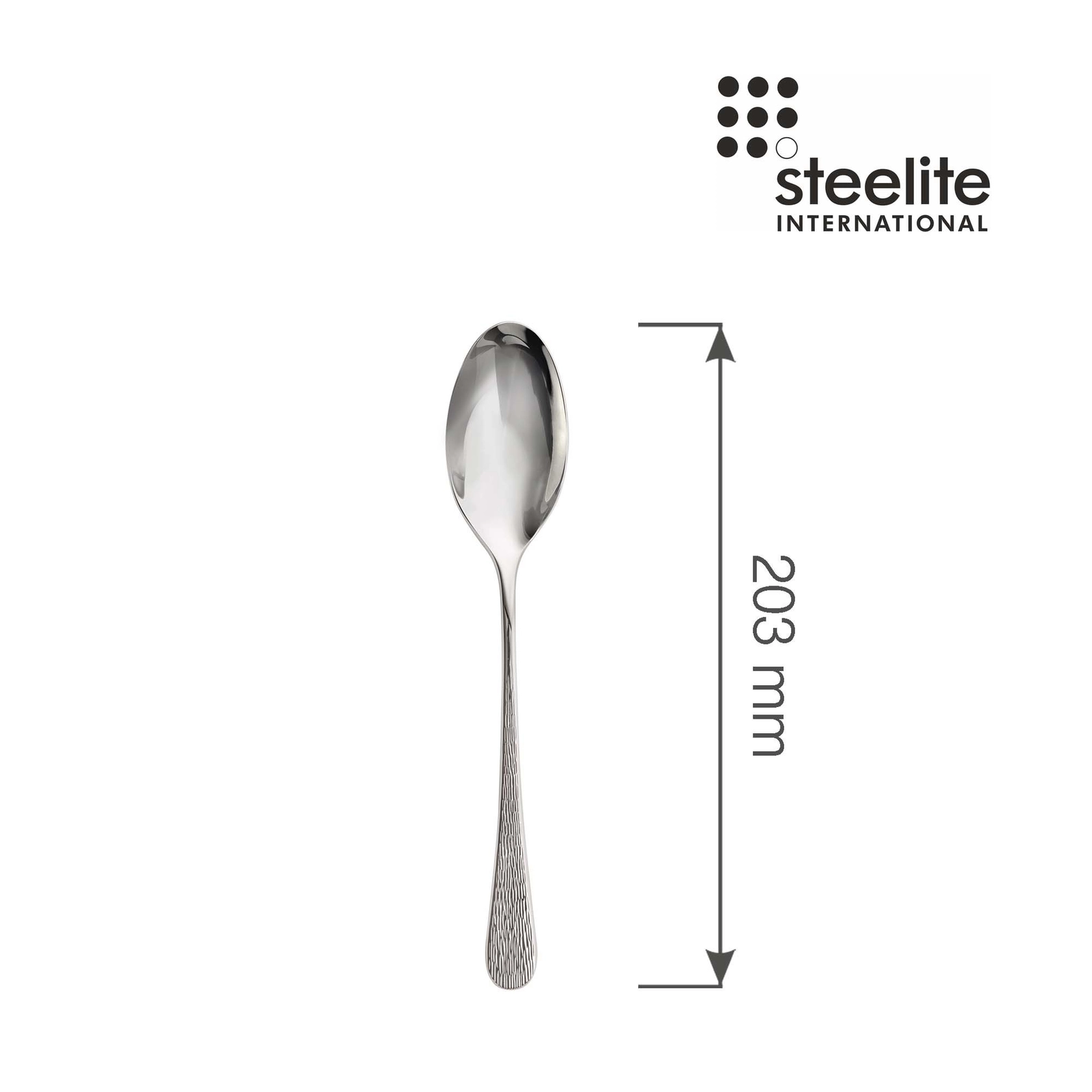 Łyżka do zupy, 203 mm, srebrna | STEELITE, Skye