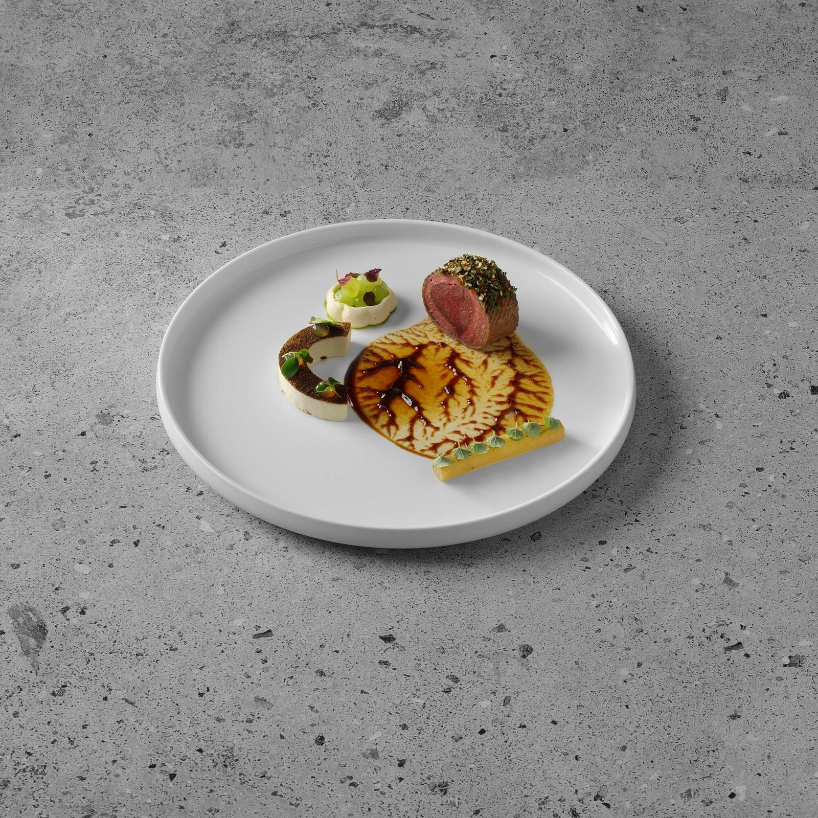 Talerz głęboki, Ø230 mm, kremowy | FINE DINE, Pure