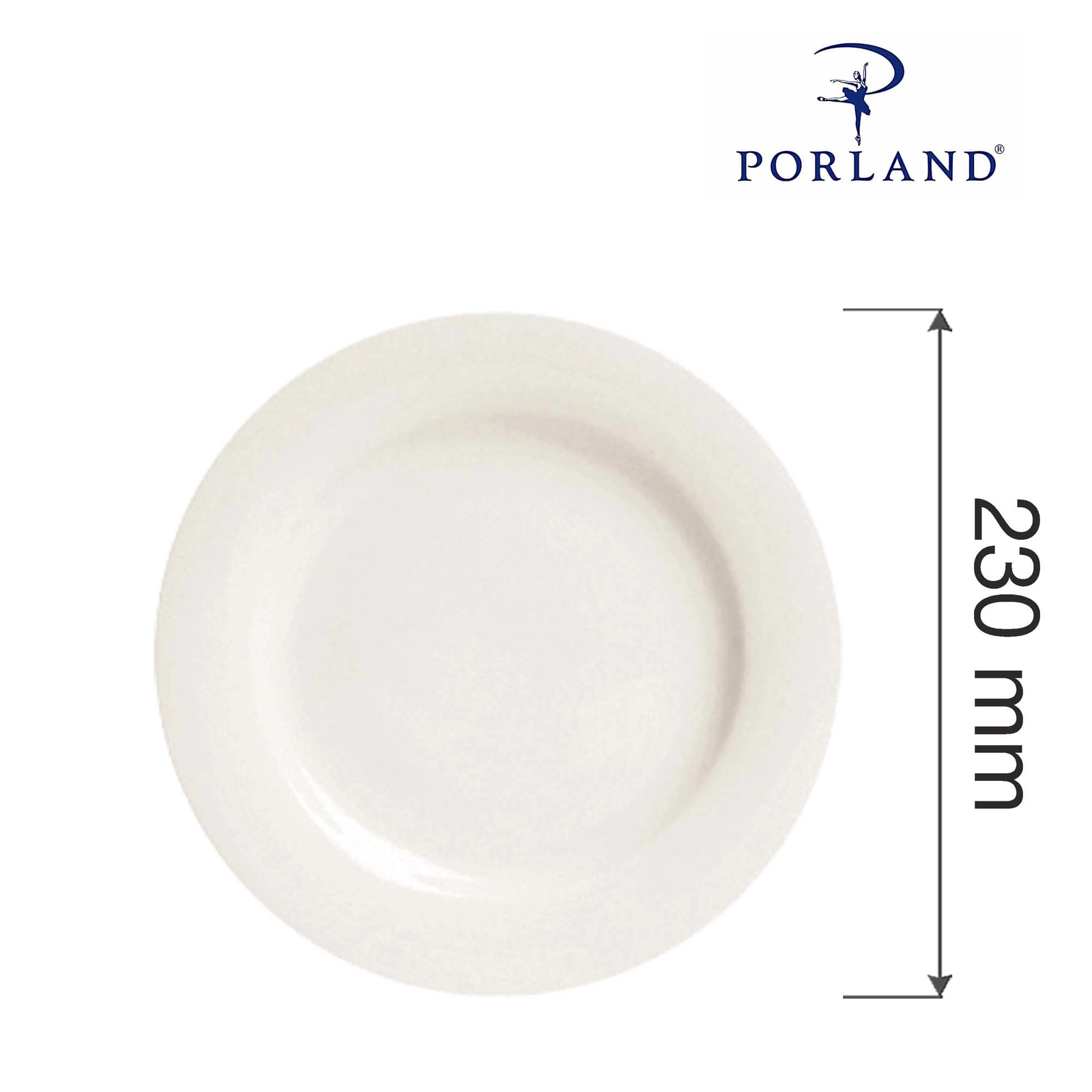 Talerz, Ø230 mm | PORLAND, Dove