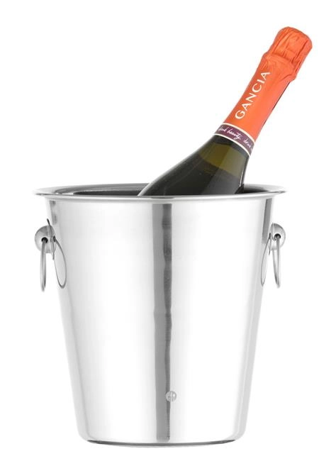 Wiadro do szampana ze stali nierdzewnej, 3,3 l, ⌀220x190 mm | BARUP, 593202