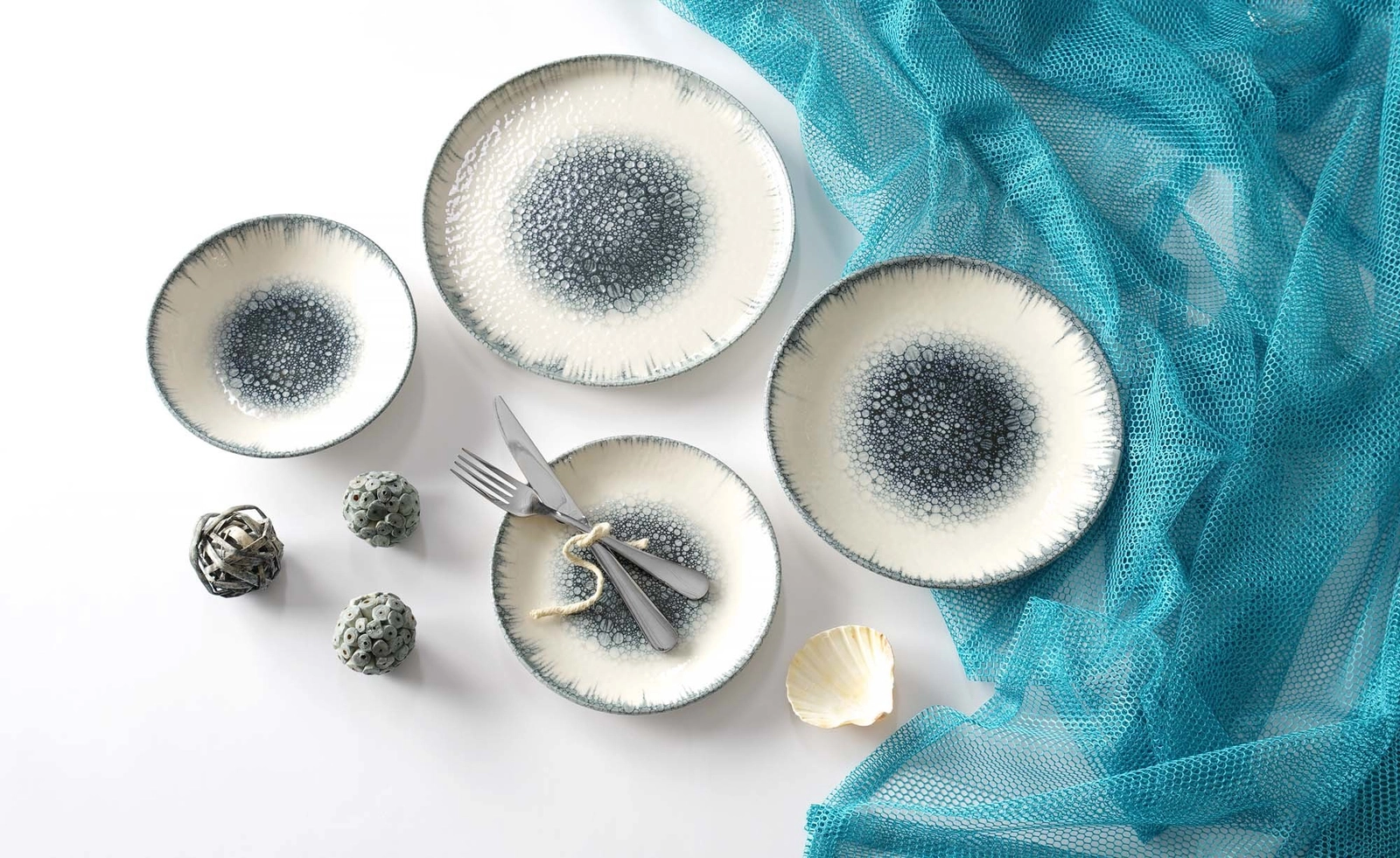 Talerz płytki, Ø210 mm, szary | FINE DINE, Infinity