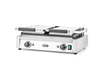 Grill kontaktowy podwójny, 1/2 gładki, 1/2 ryflowany, 3,6 kW, 230 V, 575×430×510 mm | HENDI, 263907