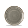 Talerz płytki, Ø165 mm | CHURCHILL, Stonecast Peppercorn Grey