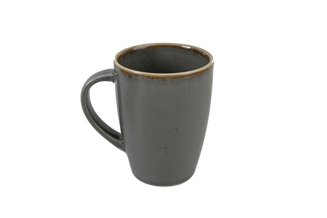 Kubek z porcelany, 260 ml, ciemnoszary | FINE DINE, Stone
