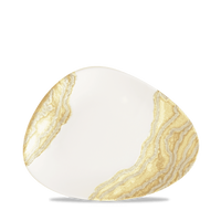 Talerz trójkątny szefa kuchni, 300×210 mm | CHURCHILL, Tide Gold
