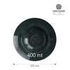 Talerz do pasty, Ø270 mm, 400 ml, szary | FINE DINE, Arando