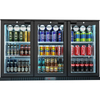 Barowa witryna chłodnicza 3-drzwiowa, 308 l, 1350x530x835 mm | STALGAST, 882323