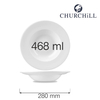 Talerz głęboki z szerokim rantem, Ø280 mm, 468 ml | CHURCHILL, Profile