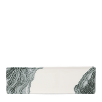 Taca porcelanowa, 300×90 mm, kremowa | CHURCHILL, Tide Black
