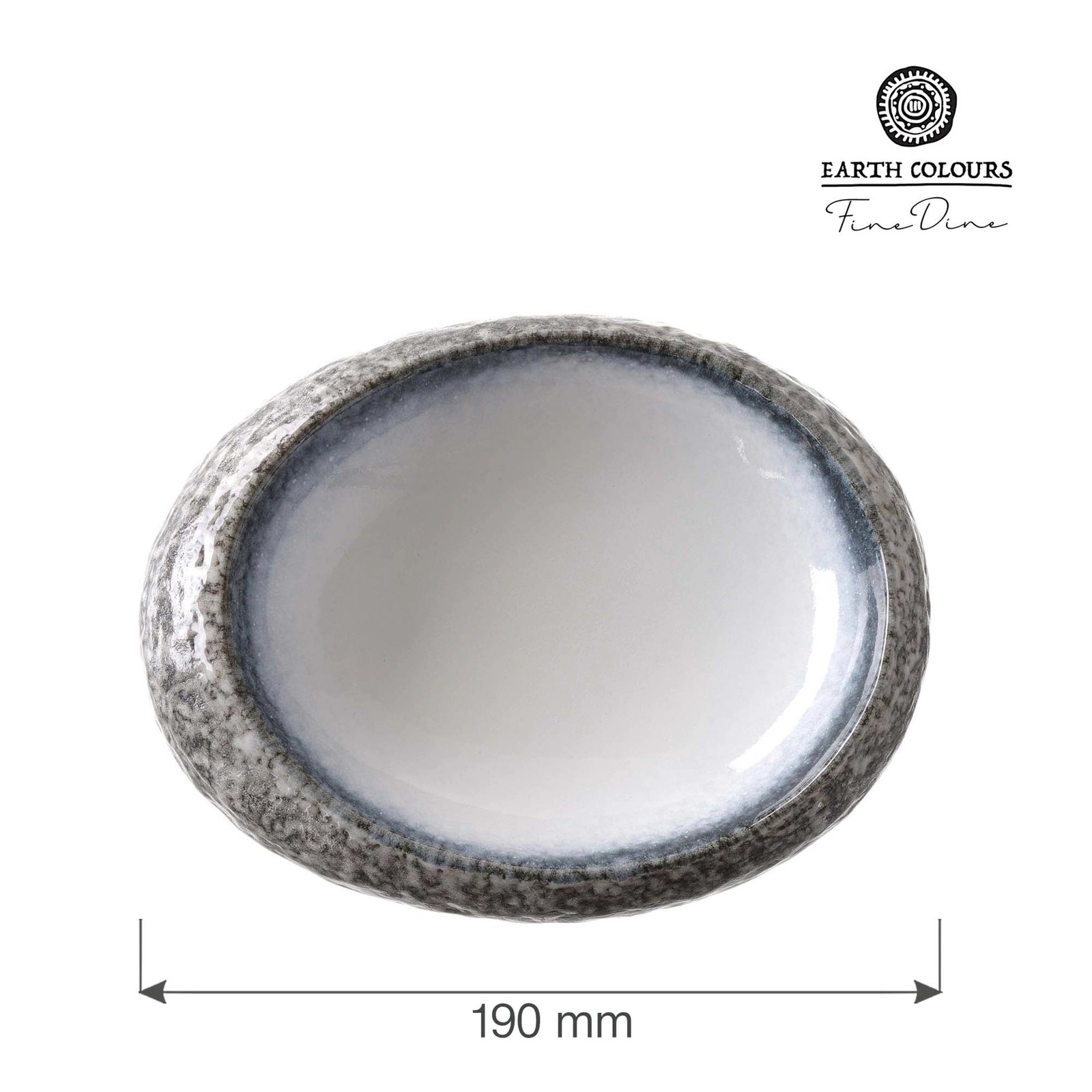 Miska gourmet, Ø190 mm, szara | FINE DINE, Silk
