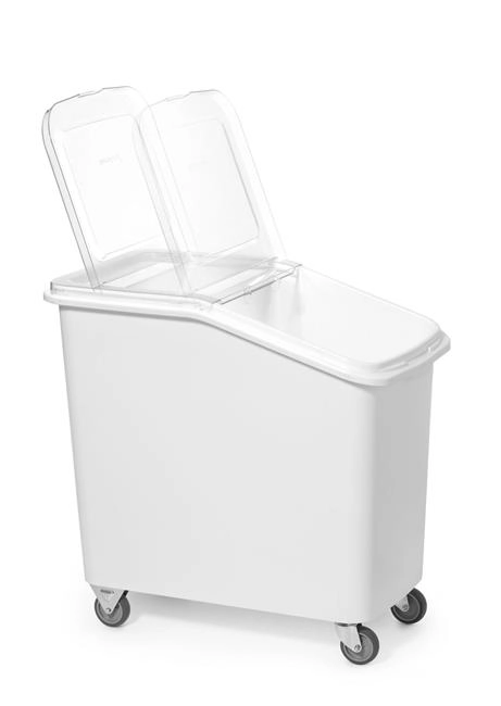 Wózek na artykuły sypkie z polietylenu, 82 l, 333x743x711 mm | HENDI, 877913