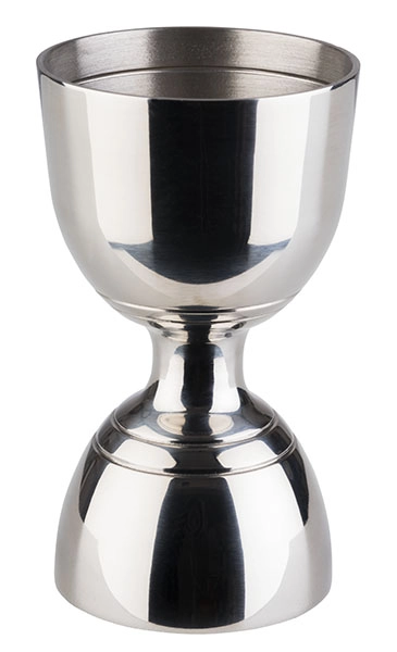 Miarka barmańska ze stali nierdzewnej 30/60 ml, polerowana | APS, 93356