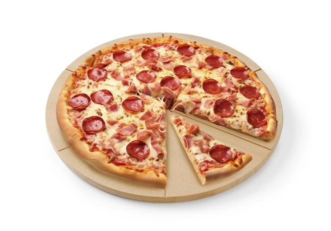 Deska do serwowania pizzy, drewniana, ⌀450 mm | HENDI, 505571